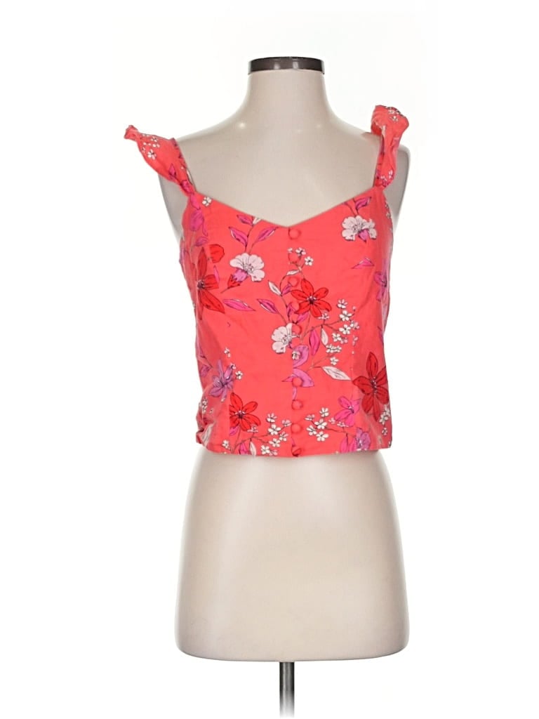 Pre-owned Banana Republic Sleeveless Blouse In Pink