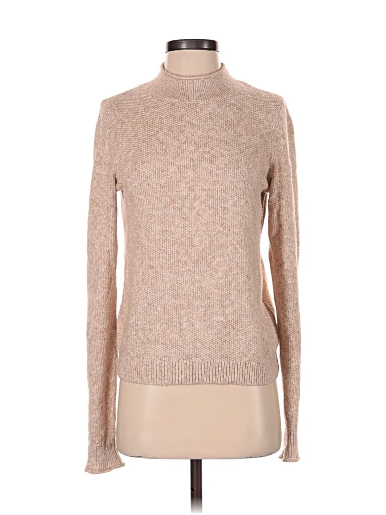 Pre-owned Abercrombie & Fitch Turtleneck Sweater In Brown