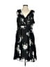 Torrid 100% Polyester Floral Black Cocktail Dress Size 12 - photo 1