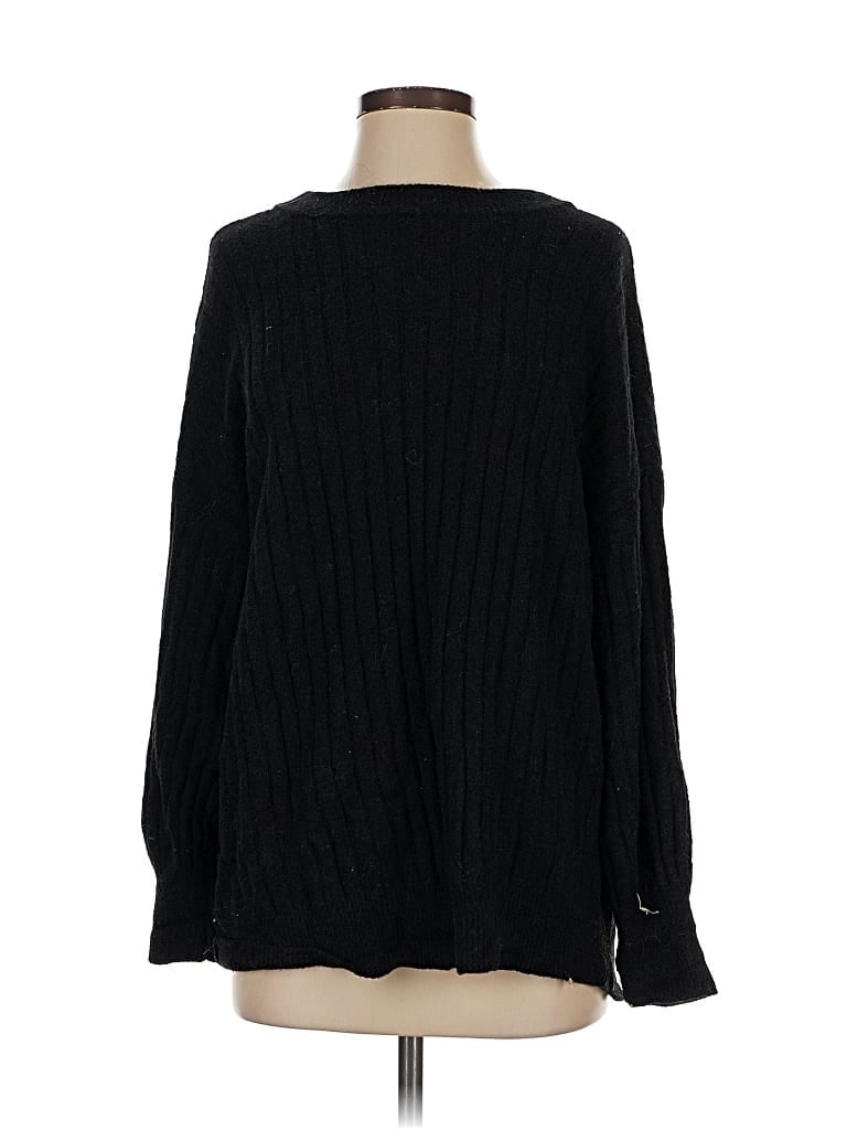 Pre-owned Aerie Pullover Sweater In Black