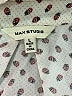 Max Studio 100% Rayon Polka Dots Ivory Long Sleeve Button-Down Shirt Size L - photo 7