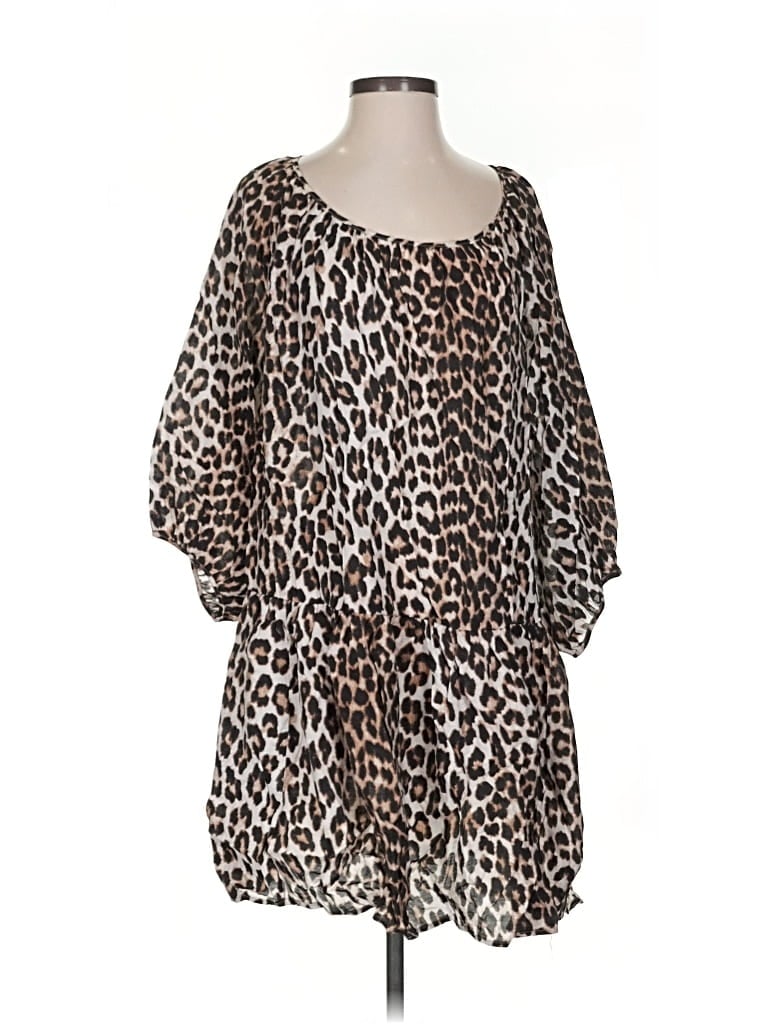 Pre-owned H&m Casual Dress In Brown