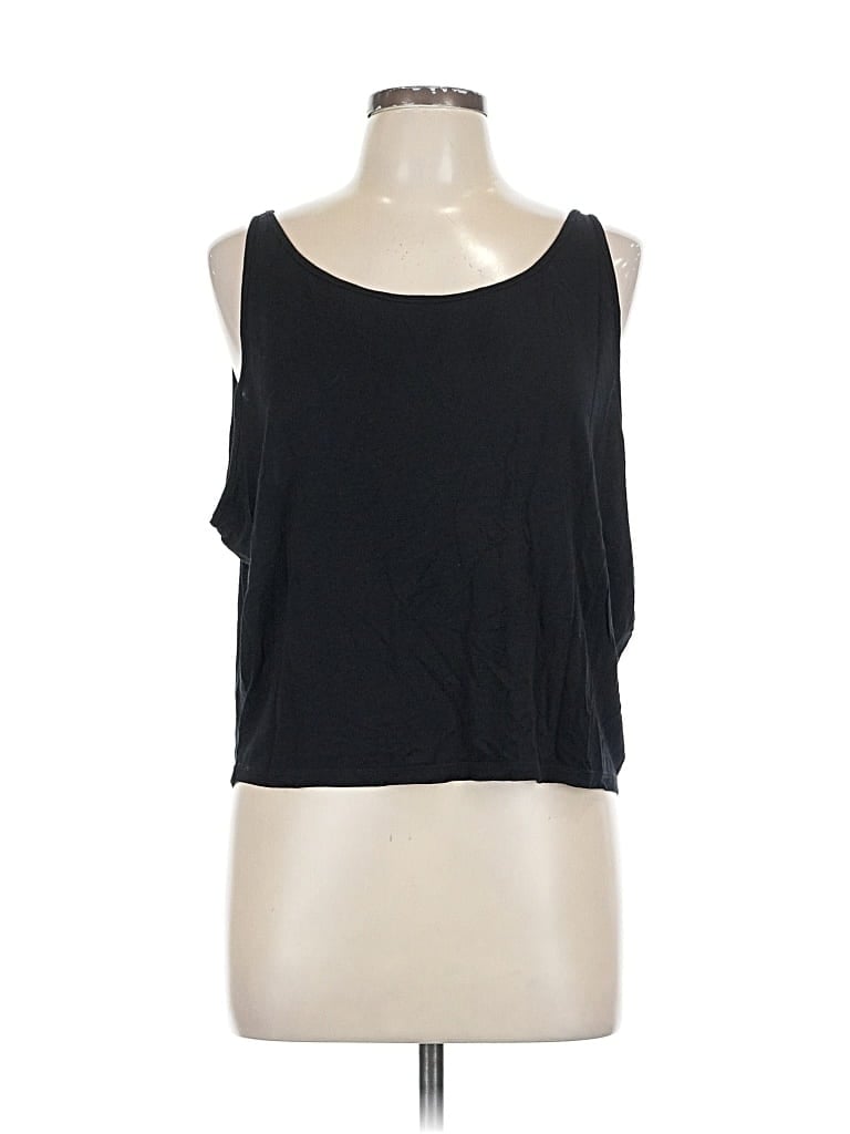 Pre-owned Eileen Fisher Sleeveless T-shirt In Black