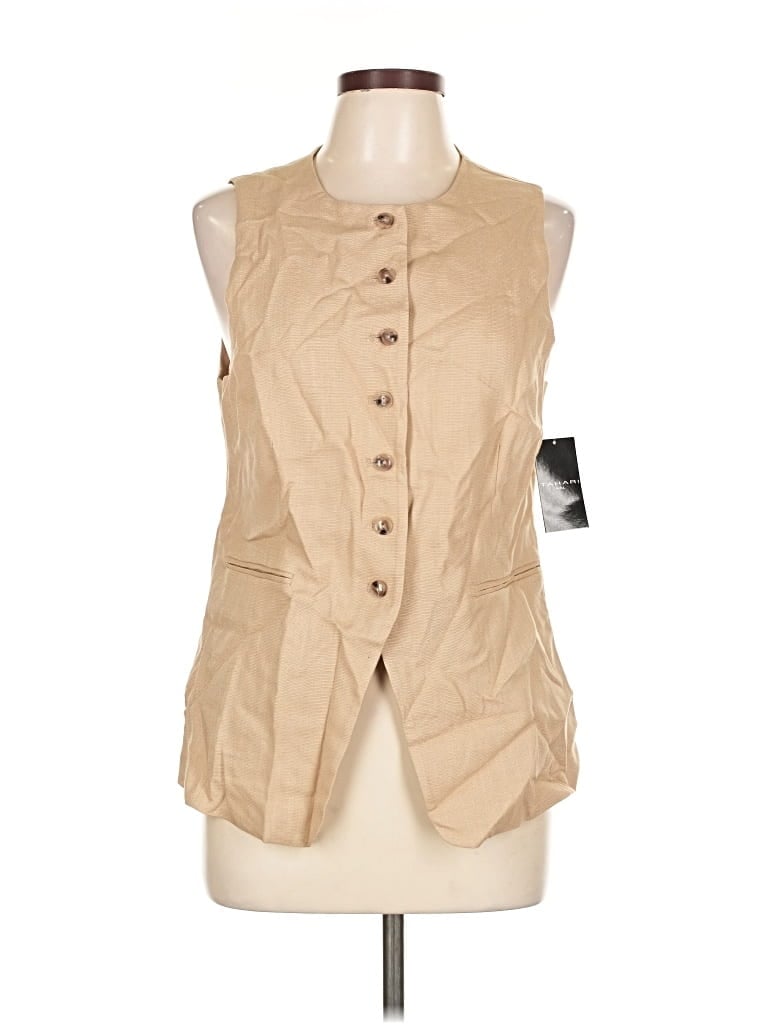 Pre-owned Tahari By Asl Vest In Brown