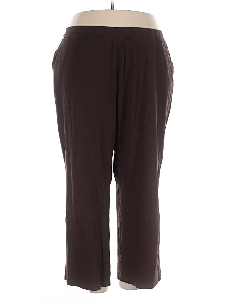 Pre-owned Basic Editions Casual Pants In Brown