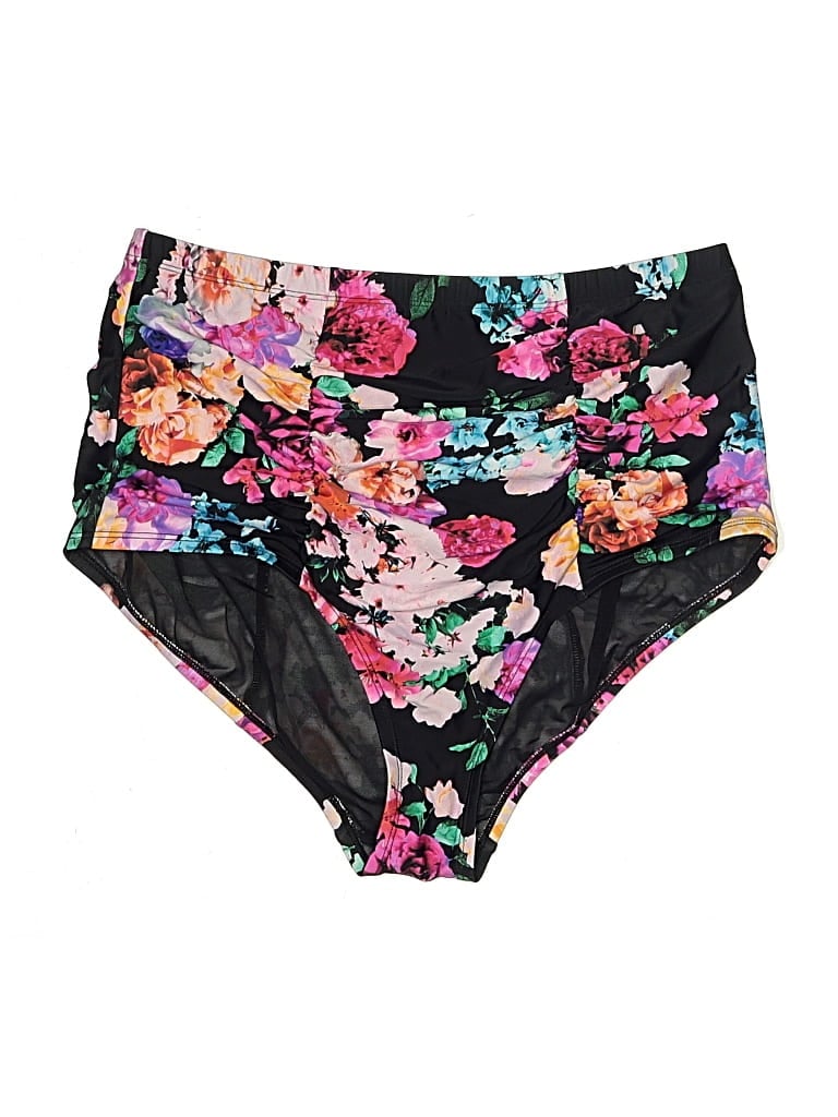 Pre-owned Torrid Swimsuit Bottoms In Black