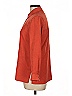 Doncaster Sport 100% Polyester Solid Orange Long Sleeve Blouse Size 4 - photo 5