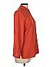 Doncaster Sport 100% Polyester Solid Orange Long Sleeve Blouse Size 4 - photo 4