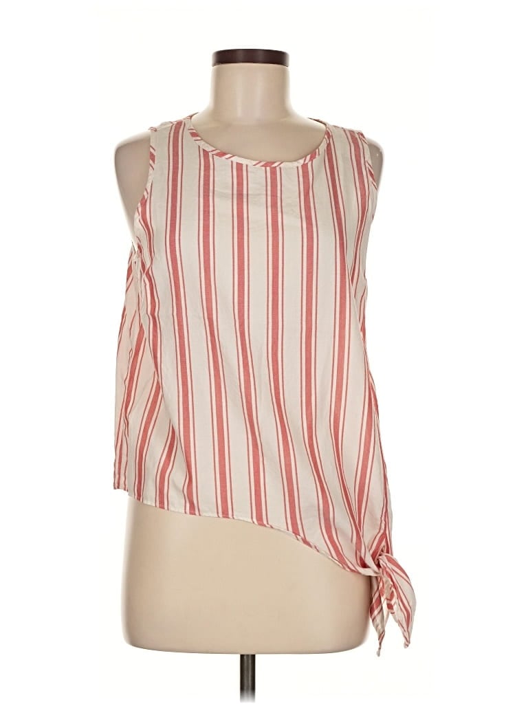 Pre-owned Madewell Sleeveless Blouse In Red
