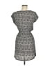 Assorted Brands 100% Rayon Print Gray Black Casual Dress Size M (estimated) - photo 2