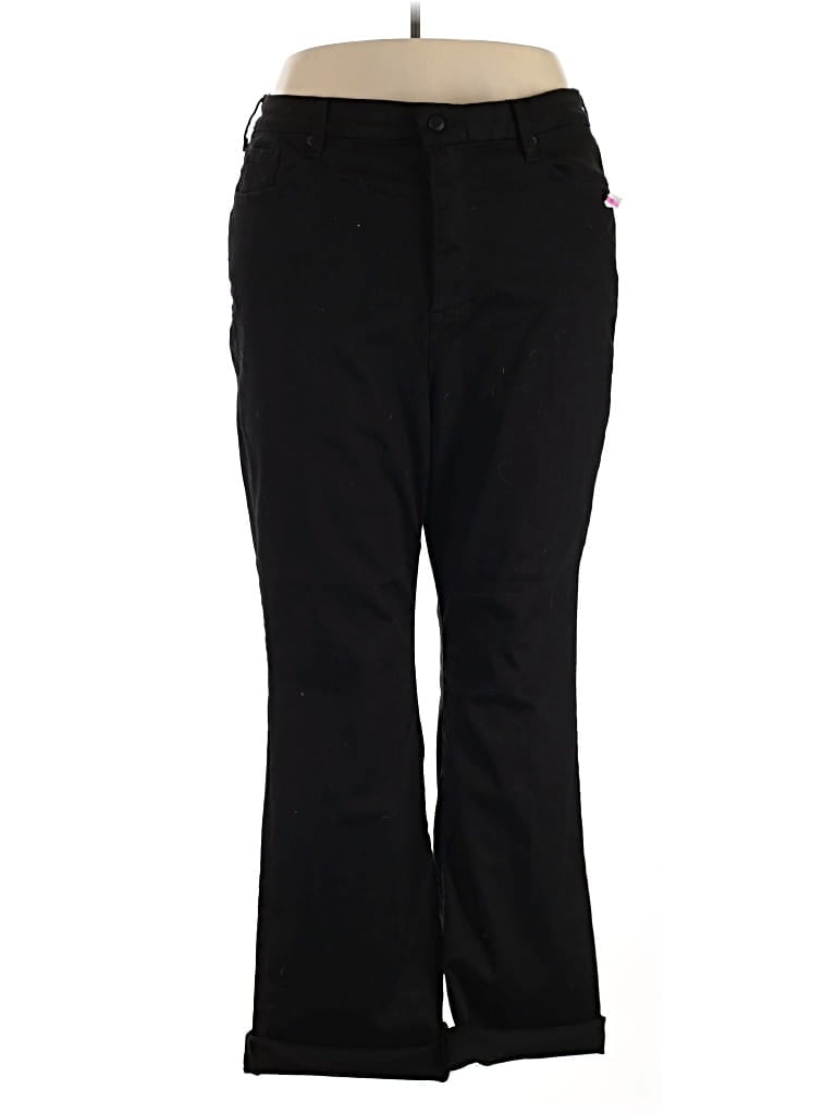 Pre-owned Good American Dress Pants In Black