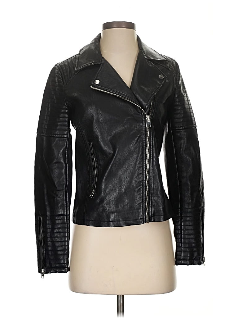 Pre-owned Topshop Jacket In Black