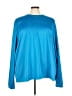 Clique 100% Polyester Blue Long Sleeve T-Shirt Size 5X - photo 1