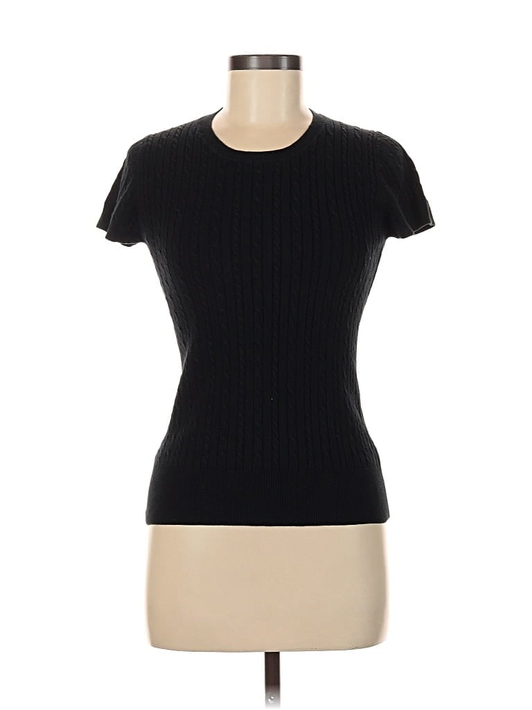 Pre-owned Merona Cardigan Sweater In Black