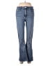 Just Black Hearts Blue Jeans Size 26 waist - photo 1