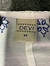 Devi 100% Rayon Ivory Casual Dress Size M - photo 6