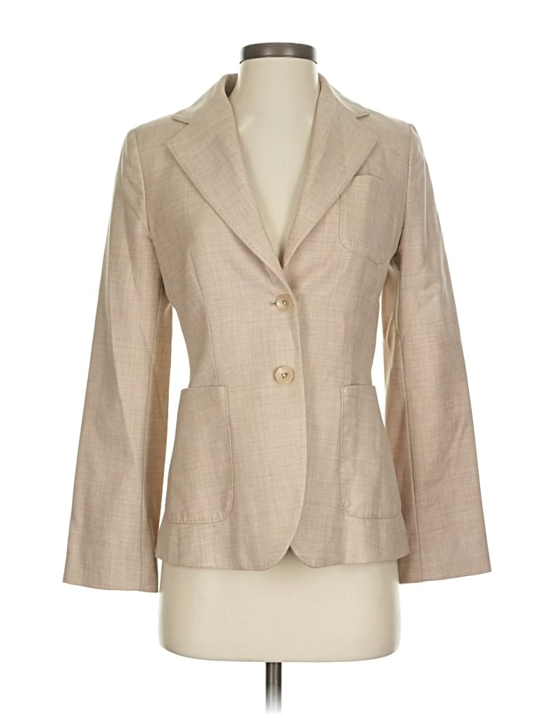Pre-owned Banana Republic Wool Blazer Jacket In Brown