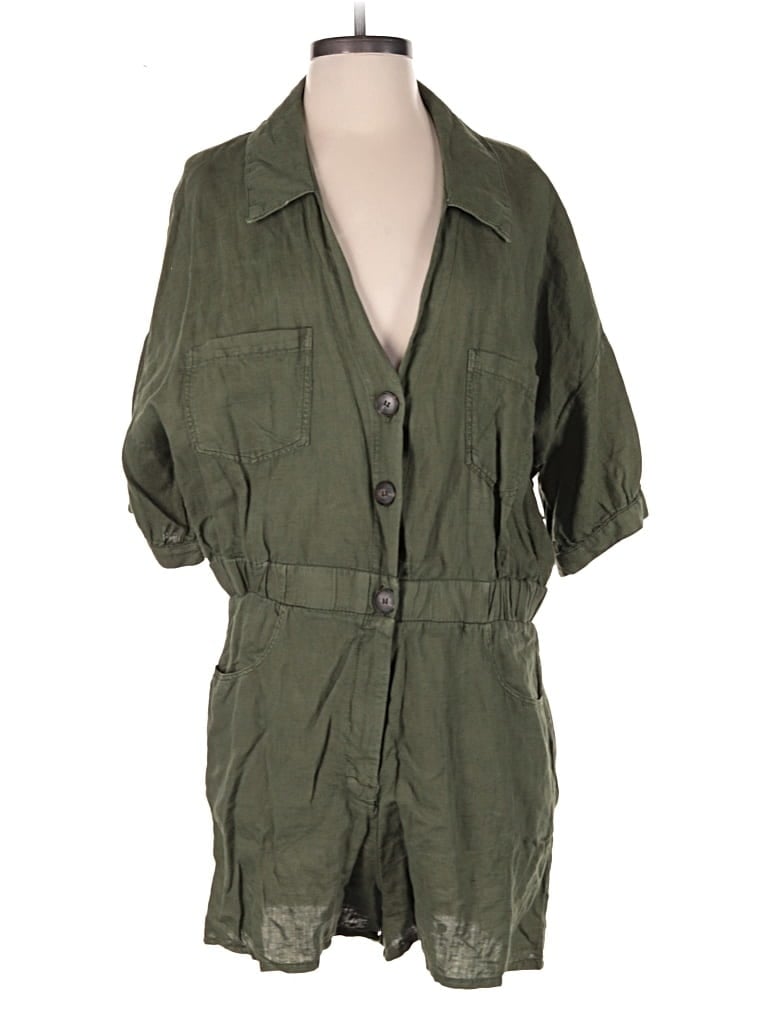 Pre-owned Zara Romper In Green