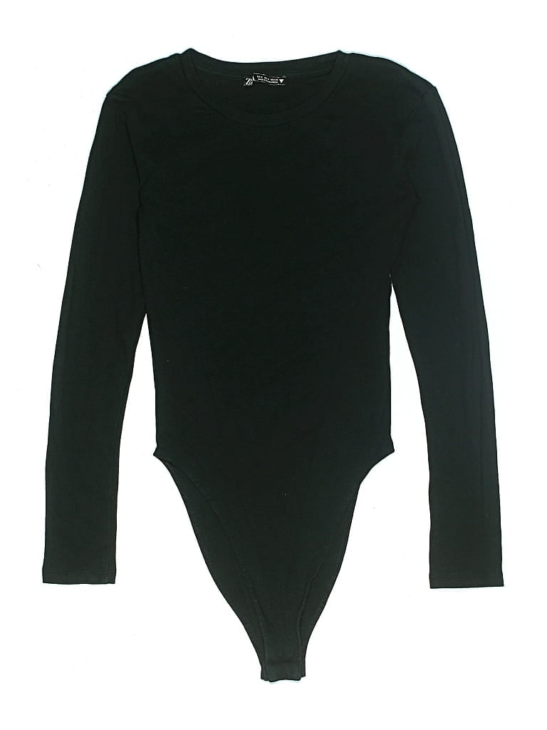 Pre-owned Zara Bodysuit In Black