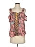 Dina Be 100% Polyester Pink Sleeveless Blouse Size S - photo 1