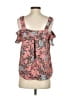Dina Be 100% Polyester Pink Sleeveless Blouse Size S - photo 2