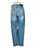 Forever 21 100% Cotton Hearts Blue Jeans Size 27 waist - photo 2