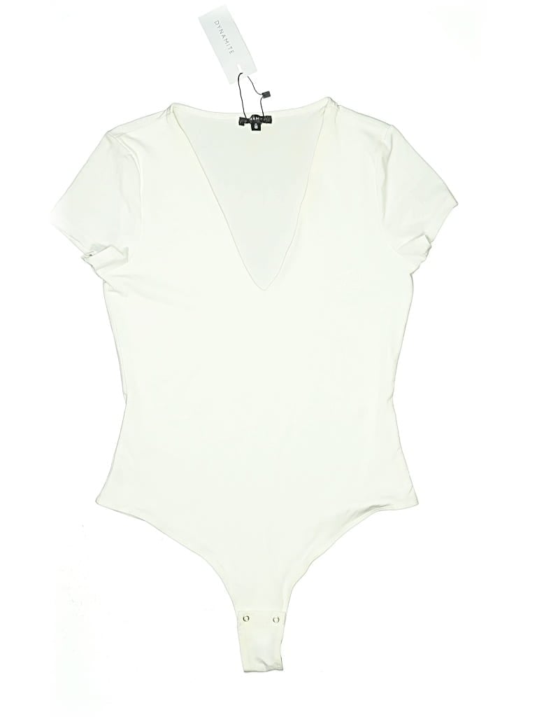 Pre-owned Dynamite Bodysuit In White