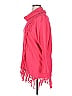 NY Collection 100% Acrylic Pink Poncho Size 1X - photo 5