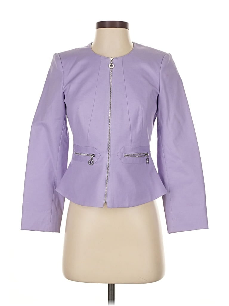 Pre-owned Calvin Klein Jacket In Purple