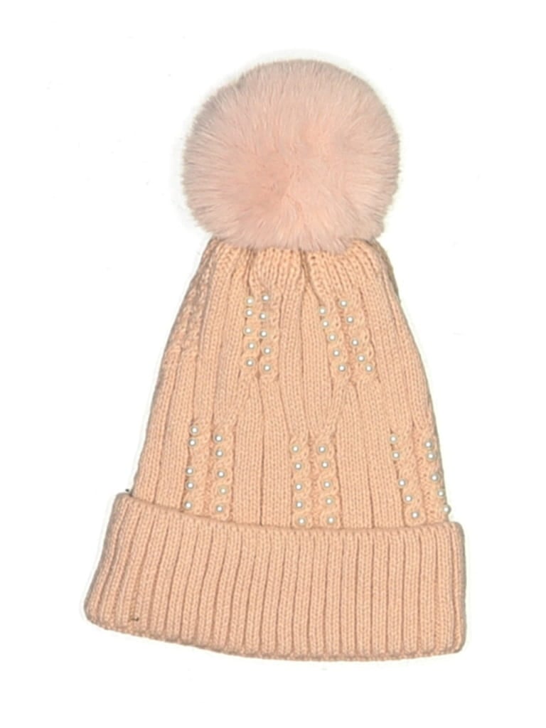 Pre-owned Unbranded Beanie Hat In Pink