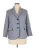 Kasper 100% Polyester Houndstooth Gray Blazer Size 14 - photo 1