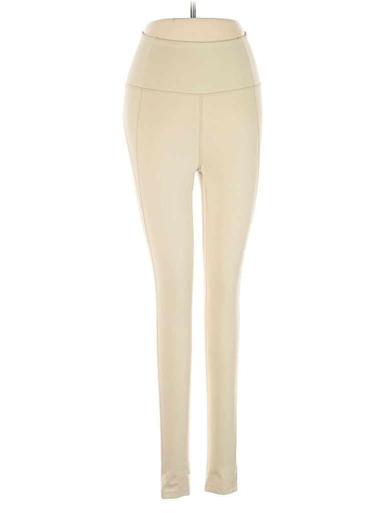 Pre-owned Girlfriend Collective Active Pants In White