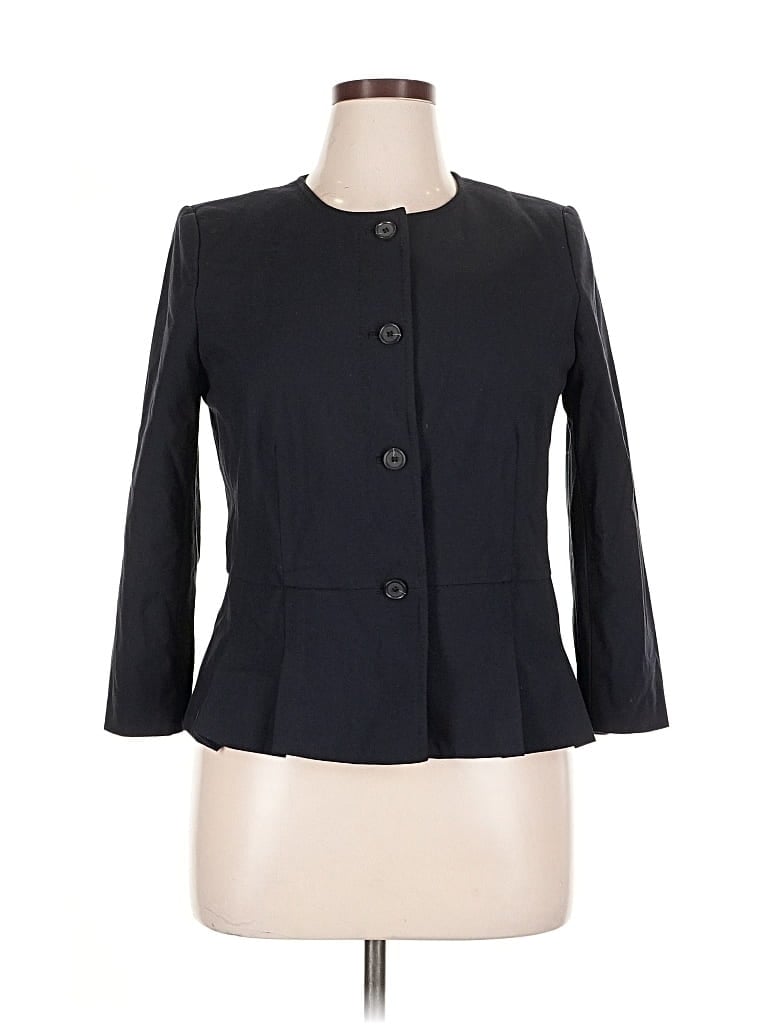 Pre-owned Ann Taylor Blazer Jacket In Black