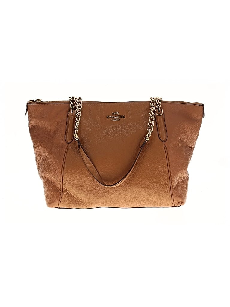 Pre-owned Coach Leather Satchel In Brown