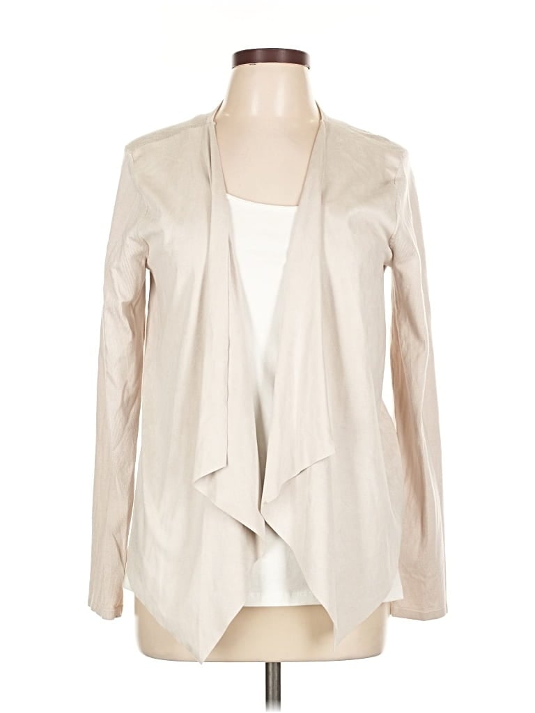 Pre-owned Inc International Concepts Cardigan Sweater In White