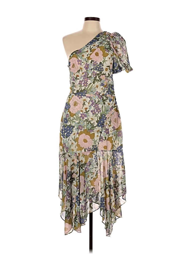 Pre-owned Astr Cocktail Dress In Gray