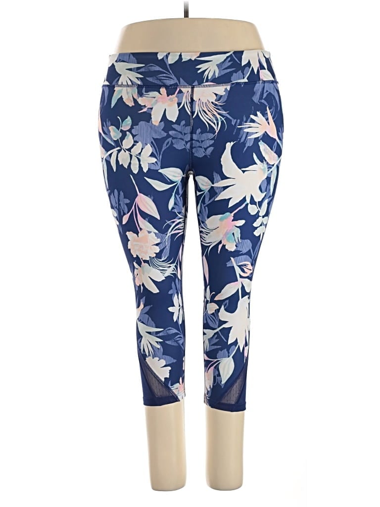 Pre-owned Tek Gear Yoga Pants In Blue