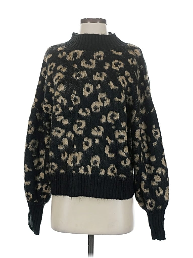 Pre-owned Forever 21 Pullover Sweater In Black