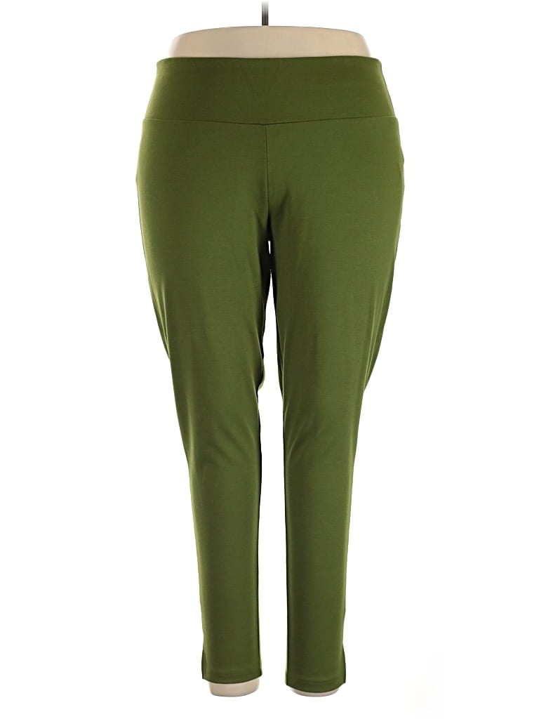 Pre-owned Jessica London Active Pants In Green