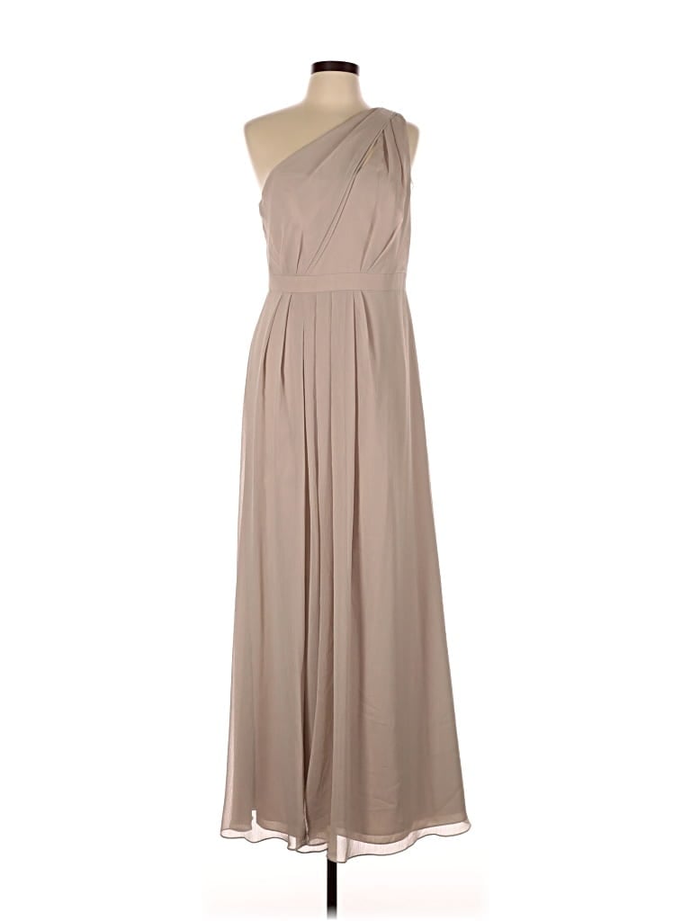 Pre-owned David's Bridal Cocktail Dress In Brown