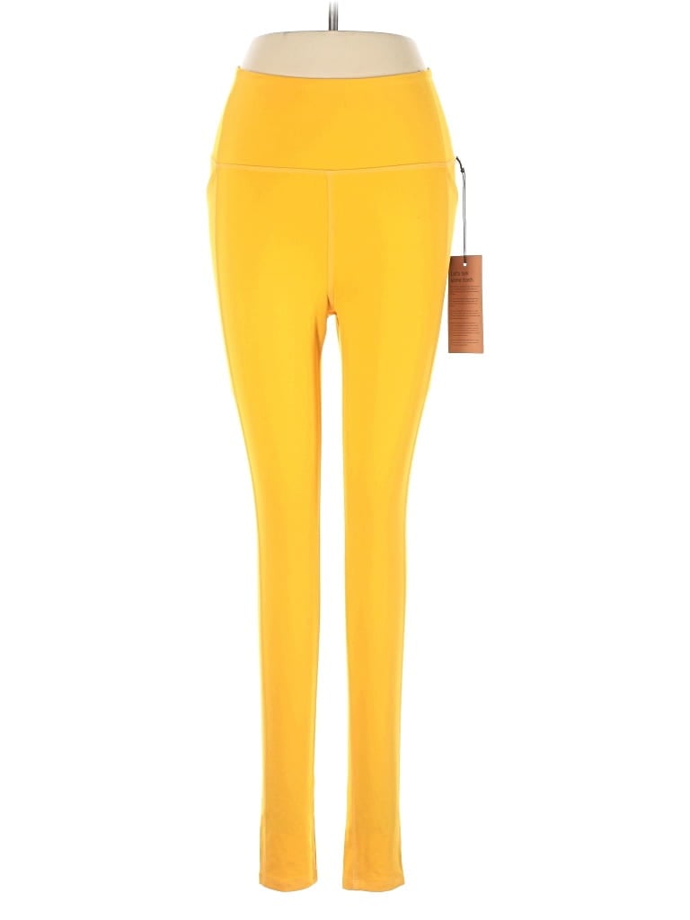 Girlfriend Collective Active Pants In Yellow