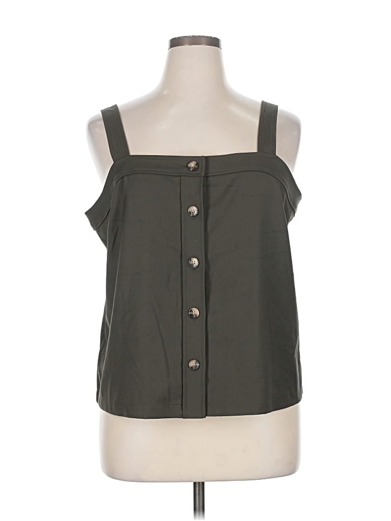 Pre-owned Alex Marie Sleeveless Blouse In Green