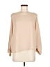 My Story 100% Polyester Tan 3/4 Sleeve Blouse Size M - photo 1