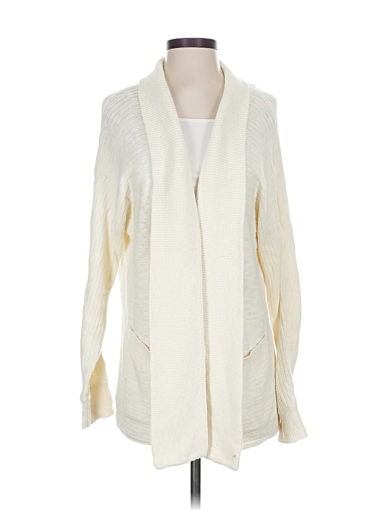 Pre-owned Madewell Cardigan Sweater In White