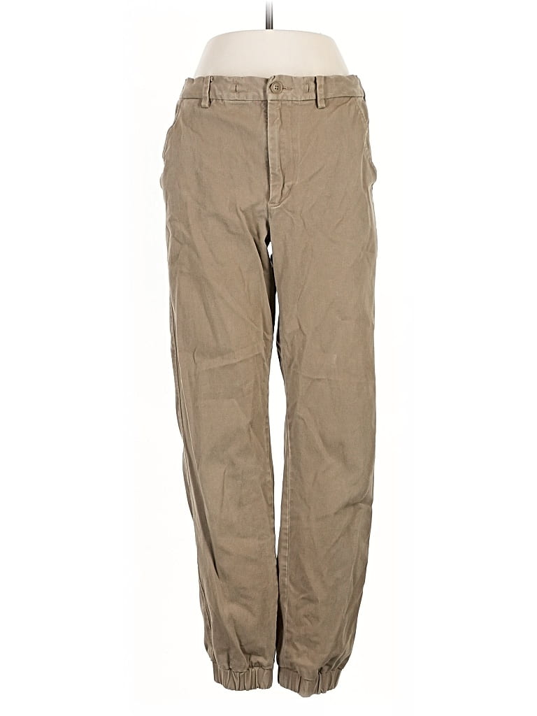 Pre-owned Uniqlo Khaki Pant In Brown
