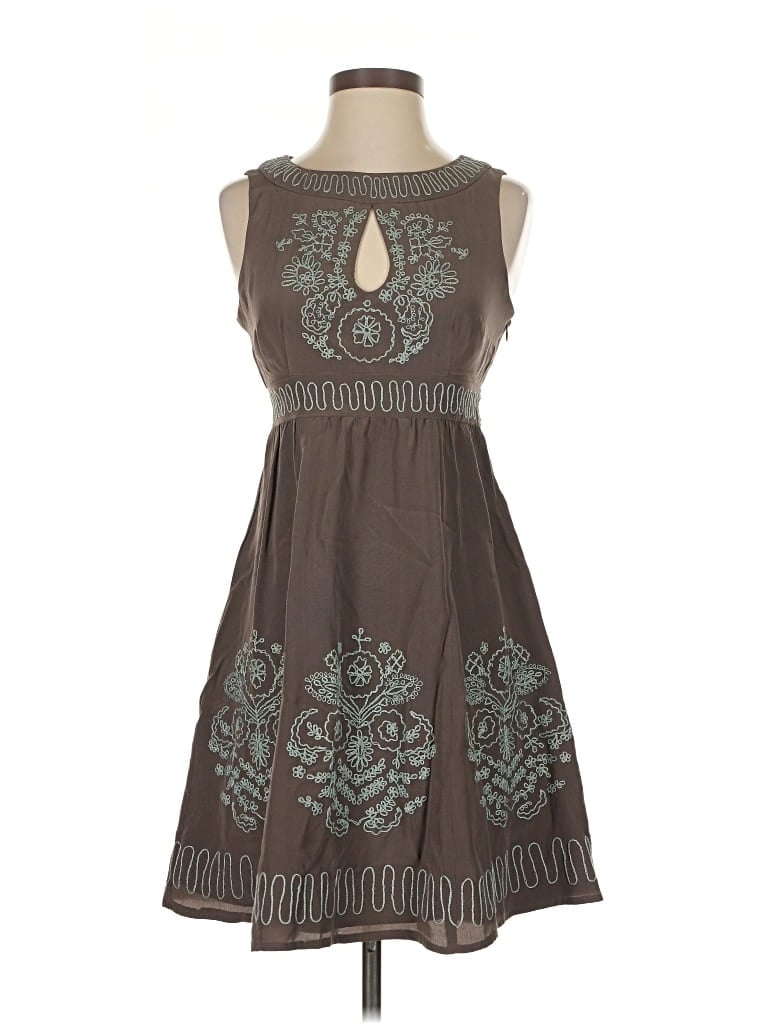 Pre-owned Nanette Lepore Casual Dress In Brown