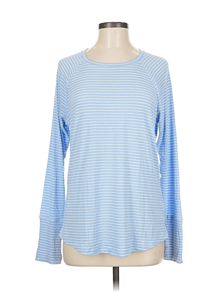 Pre-owned Offline By Aerie Long Sleeve T-shirt In Blue