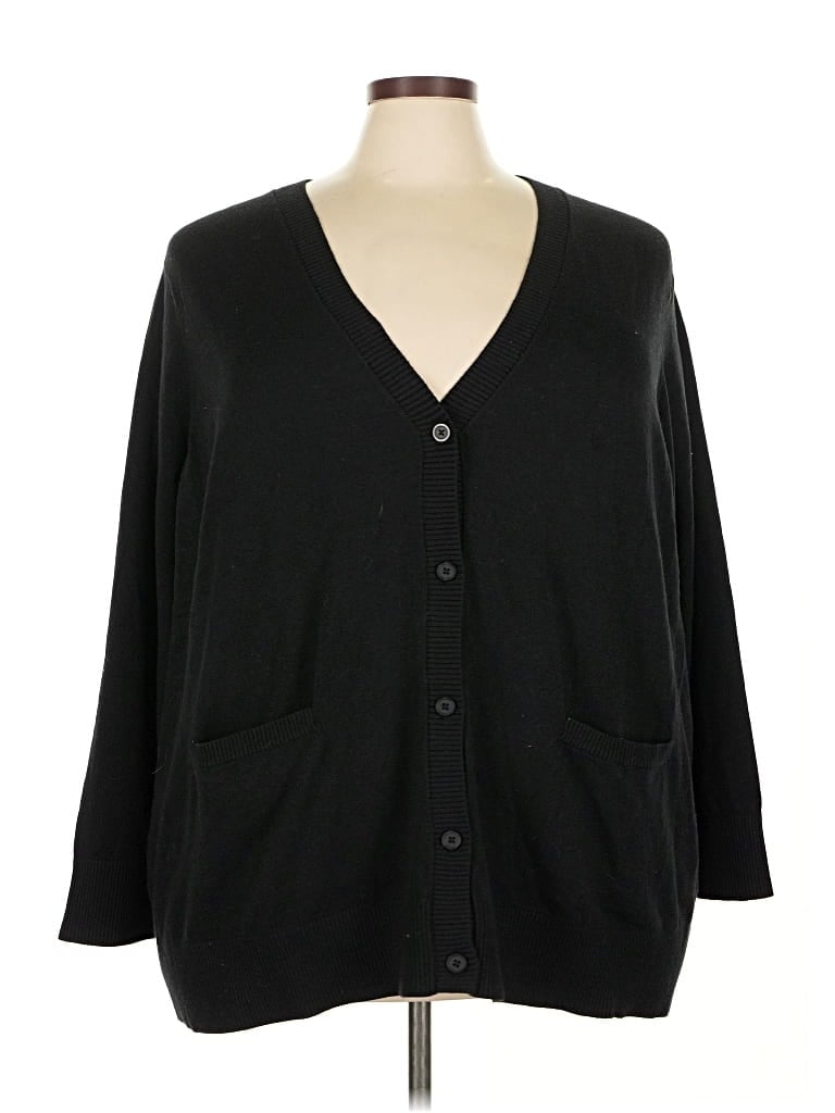 Pre-owned Torrid Cardigan Sweater In Black