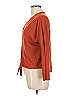 Alya Orange Long Sleeve Blouse Size L - photo 5