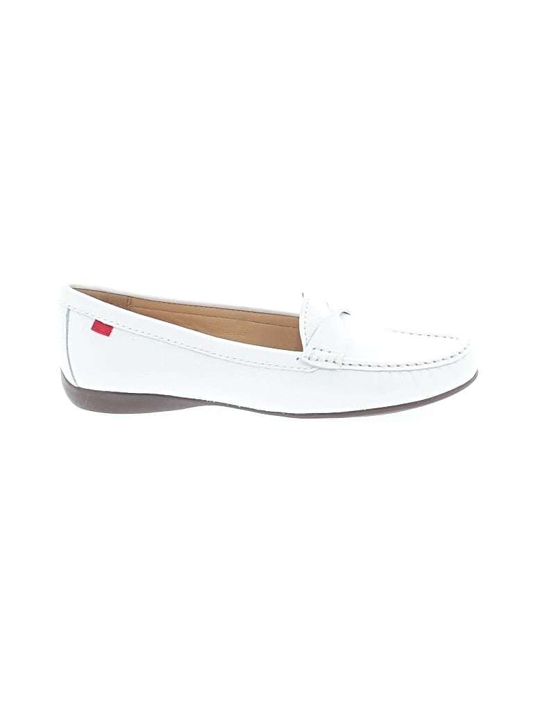 Pre-owned Marc Joseph New York Flats In White